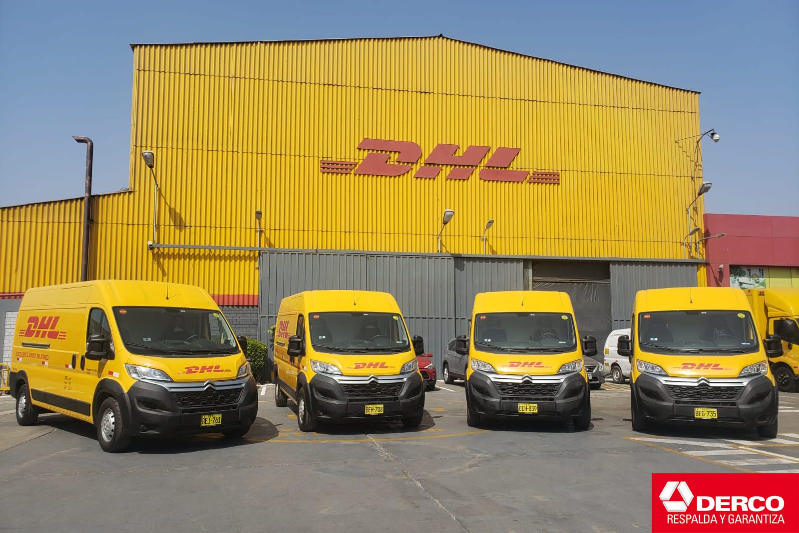 Derco Perú entrega flota vehicular a DHL Express en Lima Logística 360