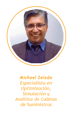 Michael Zelada Especialista en Optimización, Simulación y Analítica de Cadenas de Suministros